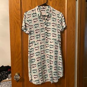 XS Vans Shirt Dress with pockets